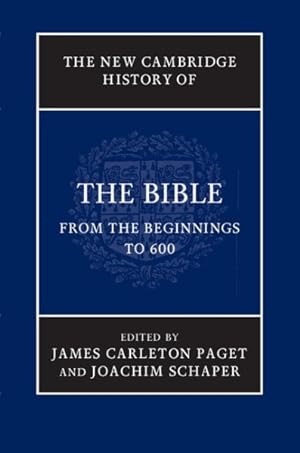 Immagine del venditore per New Cambridge History of the Bible : From the Beginnings to 600 venduto da GreatBookPricesUK