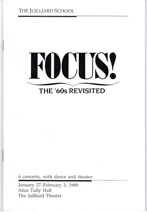 Seller image for Focus! The '60s Revisited [CONCERT SERIES BOOKLET] for sale by Cameron-Wolfe Booksellers
