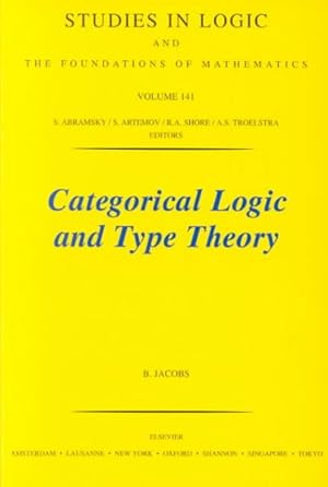 Immagine del venditore per Categorical Logic and Type Theory venduto da GreatBookPricesUK