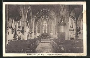 Carte postale Bienville, Eglise Ste-Menehould