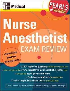 Image du vendeur pour Nurse Anesthetist Exam Review mis en vente par GreatBookPricesUK