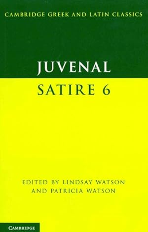 Immagine del venditore per Juvenal Satire 6 venduto da GreatBookPricesUK