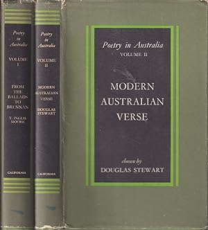 Seller image for Poetry in Australia, in Two Volumes: Vol. I from the Ballads to Brennan; Vol. II Modern Australian Verse for sale by Jonathan Grobe Books