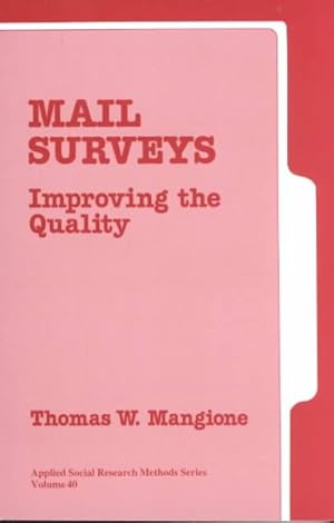 Seller image for Mail Surveys/Improving the Quality for sale by GreatBookPricesUK