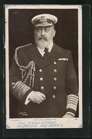 Postcard H. M. King Edward VII. in Uniform