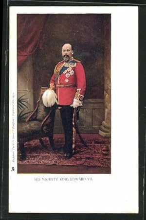 Postcard His Majesty King Edward VII in Uniform