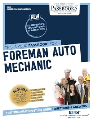 Seller image for Foreman Auto Mechanic C-263 : Passbooks Study Guide for sale by GreatBookPricesUK