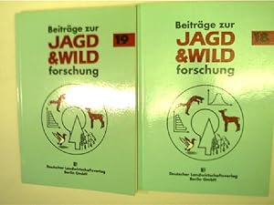 2x Beiträge zur Jagd- und Wildforschung (hier der Band 18 und 19);