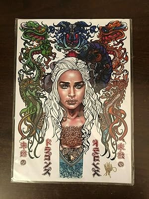 Seller image for *SIGNED LIMITED EDITION PRINT* DAENERYS TAGARYEN for sale by Happyfish Books