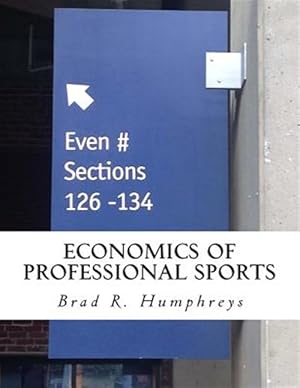 Bild des Verkufers fr Economics of Professional Sports zum Verkauf von GreatBookPricesUK