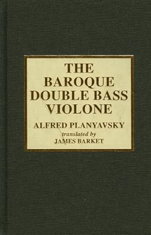 Bild des Verkufers fr Baroque Double Bass Violone zum Verkauf von GreatBookPricesUK
