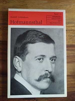 Image du vendeur pour Hugo von Hofmannsthal (=Friedrichs Dramatiker des Welttheaters, Bd. 43) mis en vente par Versandantiquariat Cornelius Lange