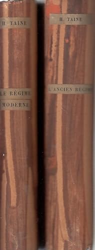 Les origines de la France contemporaine, Tome 1: Le Régime moderne, Tome 2: L`Ancien Régime [2 Vo...