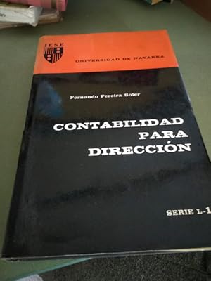 Seller image for Contabilidad para direccin for sale by Comprococo