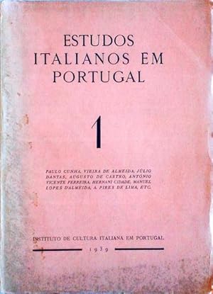 Seller image for ESTUDOS ITALIANOS EM PORTUGAL (N. 1). for sale by Livraria Castro e Silva