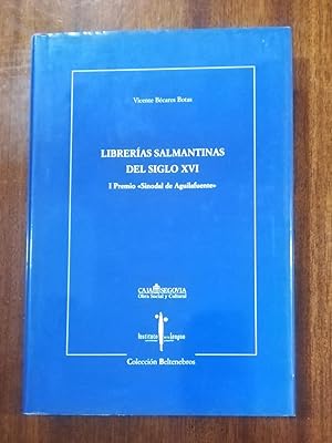 Seller image for Librerias salmantinas del siglo XVI for sale by Domiduca Libreros