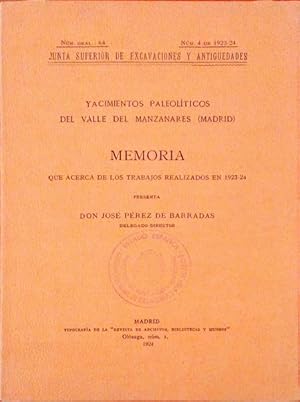 YACIMIENTOS PALEOLÍTICOS DEL VALLE DEL MANZANARES (MADRID).