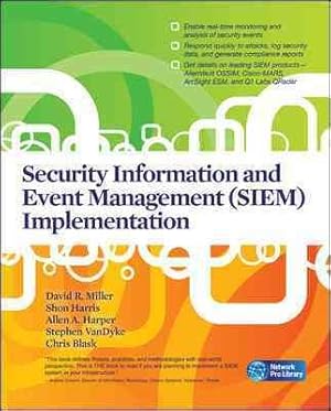 Immagine del venditore per Security Information and Event Management Siem Implementation venduto da GreatBookPricesUK