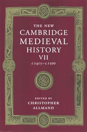 Immagine del venditore per New Cambridge Medieval History : C.1415-c.1500 venduto da GreatBookPricesUK
