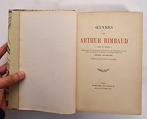 Oeuvres De Arthur Rimbaud : vers et proses; Revues sur les manuscrits originaux et les premières ...