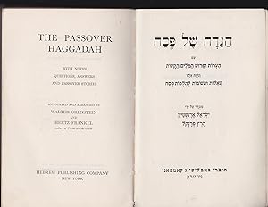 Seller image for The Passover Haggadah, with Notes, Questions, Answers and Passover Stories. for sale by Meir Turner