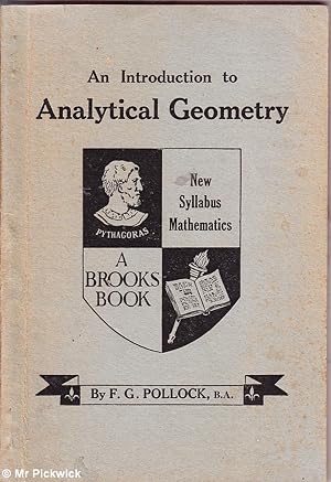 Seller image for An Introduction to Analytical Geometry for sale by Mr Pickwick's Fine Old Books