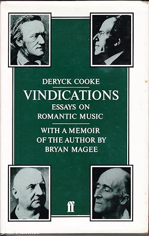Imagen del vendedor de Vindications: Essays on Romantic Music a la venta por Mr Pickwick's Fine Old Books