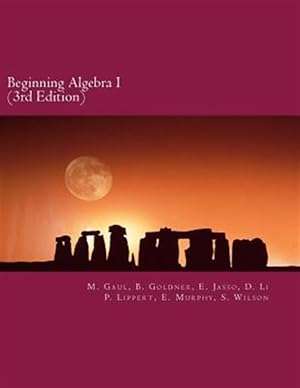 Seller image for Beginning Algebra I (3rd Edition): An Algebra Workbook for sale by GreatBookPricesUK