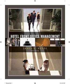 Imagen del vendedor de Hotel Front Office Management a la venta por GreatBookPricesUK