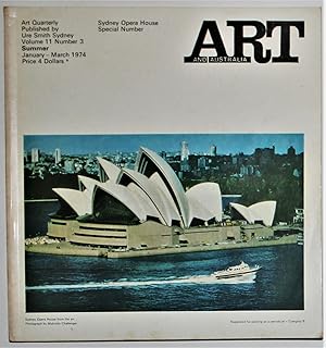 Imagen del vendedor de Art and Australia Volume 11 Number 3 Summer January - March 1974 Sydney Opera House Special Number a la venta por Gotcha By The Books