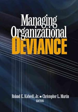 Seller image for Managing Organizational Deviance for sale by GreatBookPricesUK