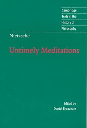 Seller image for Untimely Meditations for sale by GreatBookPricesUK