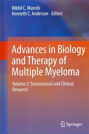 Immagine del venditore per Advances in Biology and Therapy of Multiple Myeloma : Translational and Clinical Research venduto da GreatBookPricesUK