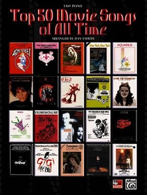 Imagen del vendedor de Top 50 Movie Songs of All Time : Easy Piano a la venta por GreatBookPricesUK