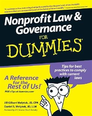 Immagine del venditore per Nonprofit Law & Governance for Dummies venduto da GreatBookPricesUK
