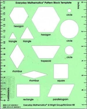 Seller image for Everyday Mathematics : Pattern Block Template for sale by GreatBookPricesUK