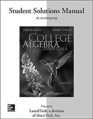 Image du vendeur pour College Algebra Essentials mis en vente par GreatBookPricesUK
