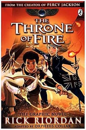 Bild des Verkufers fr The Throne of Fire: The Graphic Novel (The Kane Chronicles Book 2) (Kane Chronicles Graphic Novels, Band 2) zum Verkauf von AHA-BUCH GmbH