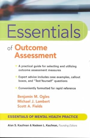 Imagen del vendedor de Essentials of Outcome Assessment a la venta por GreatBookPricesUK