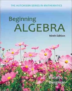 Image du vendeur pour Beginning Algebra mis en vente par GreatBookPricesUK