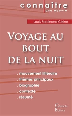 Seller image for Fiche de lecture Voyage au bout de la nuit de Louis-Ferdinand C line (compl te) -Language: french for sale by GreatBookPricesUK