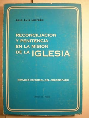 Image du vendeur pour Reconciliacin y penitencia en la misin de la Iglesia mis en vente par Librera Antonio Azorn