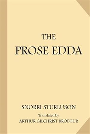 Imagen del vendedor de Prose Edda a la venta por GreatBookPricesUK