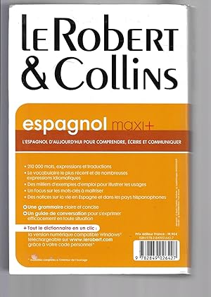 Dictionnaire le Robert & Collins maxi+ : français-espagnol / espagnol-français