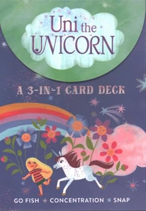 Seller image for Uni the Unicorn : A 3-in-1 Card Deck; Card Games Include Go Fish, Concentration, and Snap for sale by GreatBookPricesUK