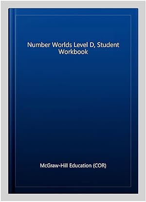 Bild des Verkufers fr Number Worlds Level D, Student Workbook zum Verkauf von GreatBookPricesUK