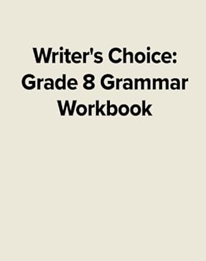 Imagen del vendedor de Grammar Workbook 8 a la venta por GreatBookPricesUK