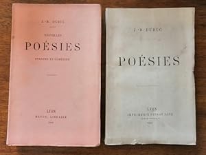 Nouvelles Poésies 1882 - DUBUC Jb - Edition originale 19e sur vélin