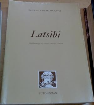 Imagen del vendedor de Latsibi. Moldakuntza eta sarrera Mirari Alberdi a la venta por Outlet Ex Libris