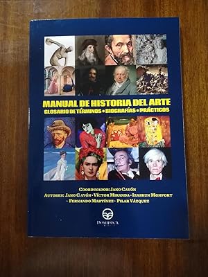 Seller image for Manual de Historia del arte: Glosario de trminos, biografas y prcticos for sale by Domiduca Libreros